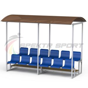 Купить Трибуна на 12 человек с козырьком в Ейске 