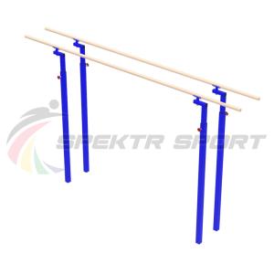 Купить Брусья гимнастические мужские массовые со стеклопластиковыми жердями (уличн. под бетонирование) в Ейске 