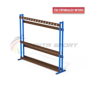 Купить Стеллаж для лыж двусторонний (на 30 пар) ЛХ2 в Ейске 