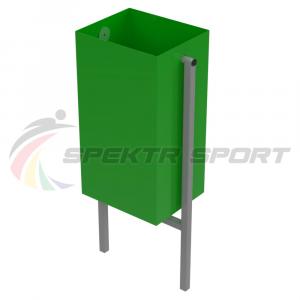 Купить Урна для мусора прямоугольная 370х250х650 мм в Ейске 