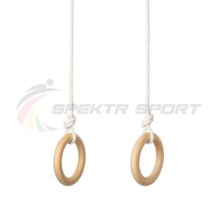 Купить Кольца гимнастические деревянные (фанера 18 мм, покрытие: эмаль, лак или пропитка) в Ейске 