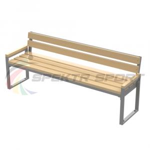 Купить Лавка парковая разборная 2м со спинкой в Ейске 