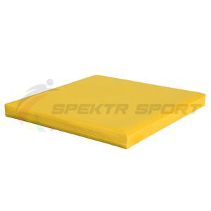 Купить Мат гимнастический 1х1х0,05 материал искожа, плотность 18 кг/м3 в Ейске 