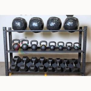 Купить Модульный стеллаж для гантелей, гирь и медболов 1320х430х1200 в Ейске 