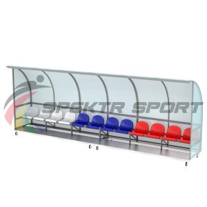 Купить Кабинка для игроков и судей мобильная на 12 мест в Ейске 