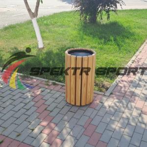 Купить Урна цилиндрическая в деревянной обрешетке лиственница в Ейске 