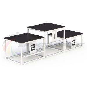 Купить Пьедестал для награждения переносной (без облицовки) 1 человек на ступень SP РАН2 в Ейске 