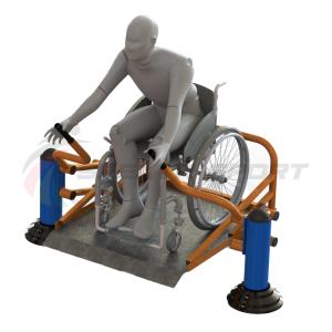 Купить Тренажер уличный для людей с ОВЗ Жим на платформе ТС 1001 в Ейске 