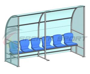 Купить Кабинка для игроков и судей на 6 мест в Ейске 