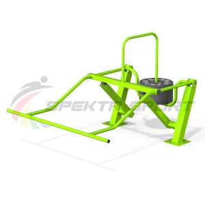 Купить Уличный силовой тренажер для комбинированного жима на верхнюю и нижнюю часть тела, мышцы кора в Ейске 