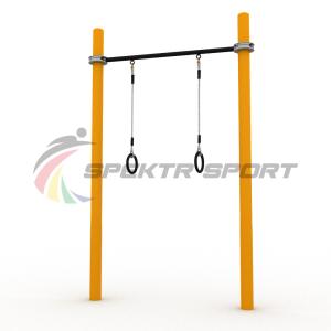 Купить Турник классический для занятий Воркаут с кольцами SP WRK-07 + Rings_76mm в Ейске 