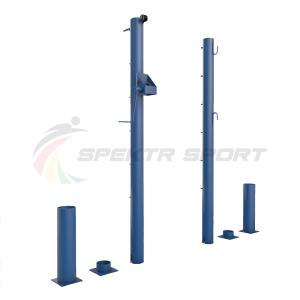 Купить Стойки для большого тенниса с механизмом натяжения (стаканы) диам. 76 мм (закладная 350 мм) в Ейске 