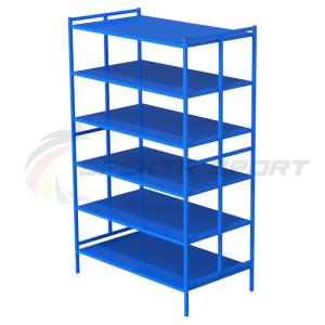Купить Стеллаж для спортинвентаря открытый двойной (полки металл) в Ейске 