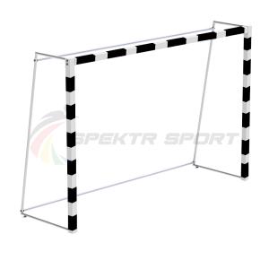 Купить Ворота мини-футбольные без сетки 2х3х1 м. профиль 80х80 с закладными (добров. сертификат) в Ейске 