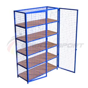 Купить Стеллаж для хранения инвентаря закрытый 2200х500х2500 (разборный) в Ейске 