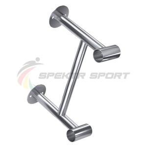 Купить Кронштейн пристенный двухрядного балетного станка Гран Батман из нерж стали в Ейске 