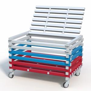 Купить Корзина для хранения инвентаря с закрывающейся крышкой 1200х800х700 мм в Ейске 