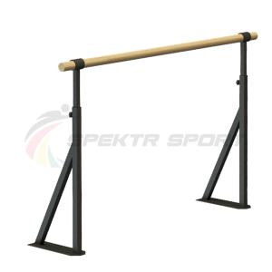 Купить Хореографический станок однорядный напольный Фуэте Блэк, регулируемый в Ейске 