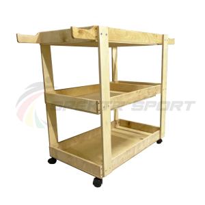 Купить Тележка деревянная для спортинвентаря на колесах в Ейске 