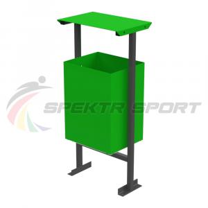 Купить Урна для мусора прямоугольная с навесом «Бабочка» в Ейске 