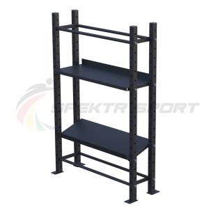 Купить Модульный стеллаж для гантелей, гирь и медболов 1320х430х1950 в Ейске 