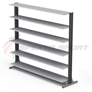 Купить Стеллаж для горных и беговых ботинок (24\40 пар) односторонний мобильный в Ейске 