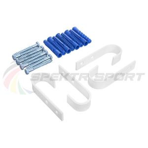 Купить Комплект настенного крепежа для турника 3 в 1 (2 в 1) крюки белые в Ейске 