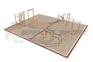 Купить Площадка уличная для воркаут Дворовая 1_76mm в Ейске 