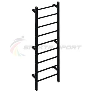 Купить Шведская стенка метал. с прорез. перекладинами Джет 1П цв. черный в Ейске 