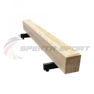 Купить Бревно гимнастическое 1,5 м на металлических низких опорах  в Ейске 