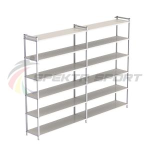 Купить Стеллаж для хранения инвентаря открытый (полки металл) 1900*2500*350 мм в Ейске 