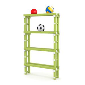 Купить Стеллаж для мячей (для бассейнов) жесткий ПВХ, 1010х260х1660 мм в Ейске 