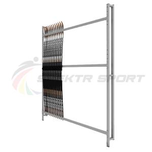 Купить Стеллаж для лыж односторонний пристенный на 10 пар SP ЛХ10 в Ейске 