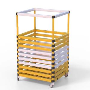 Купить Корзина для хранения инвентаря 600х600х1000 мм ПВХ  (закругленный профиль) в Ейске 