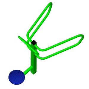 Купить Уличный тренажер взрослый Диск + Брусья ТС 110-2 в Ейске 