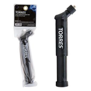 Купить Насос "TORRES" двойного действия, 15 см, пластик, с бок.горлов., игла (7 мм), черный в Ейске 
