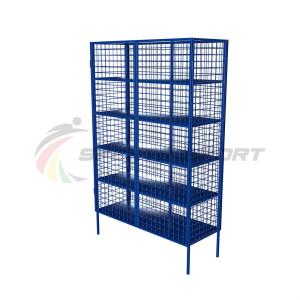 Купить Стеллаж для хранения инвентаря закрытый 1250х500х2000 (разборный) в Ейске 