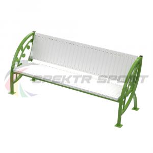 Купить Скамья уличная Кляксы с веточкой 2000*900*630 мм, каркас металл в Ейске 