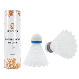 Купить Воланы для бадминтона Torres 150 (нейлон) BD20108 в Ейске 