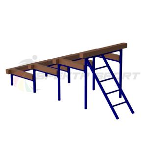 Купить Элемент полосы препятствий Разрушенная лестница в Ейске 